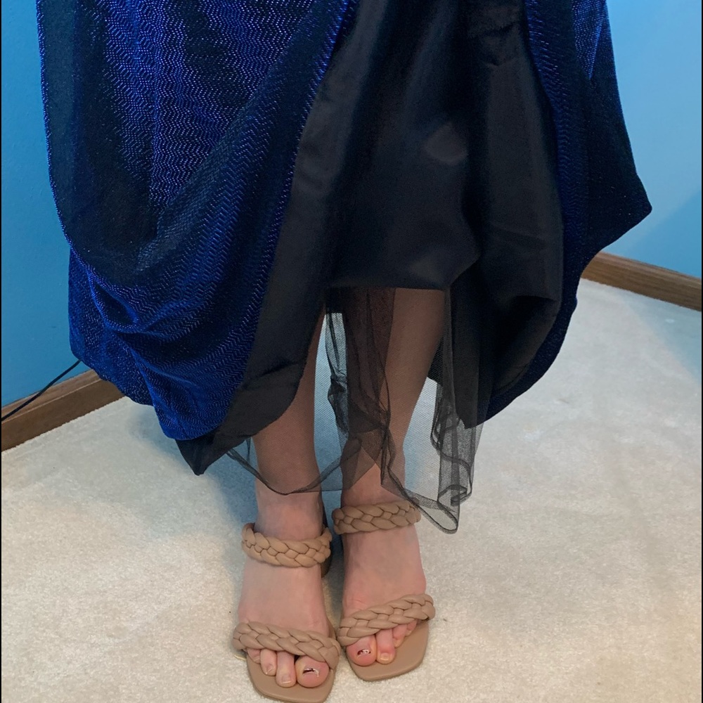 Beautiful blue gown dress